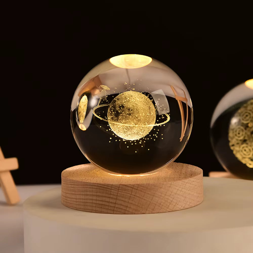 Boule De Clip 3D, Lampe Veilleuse, Communautés Ète En Clip, Système Solaire Gravé Au Laser, Globe Astronomique, Cadeau D'Anniver