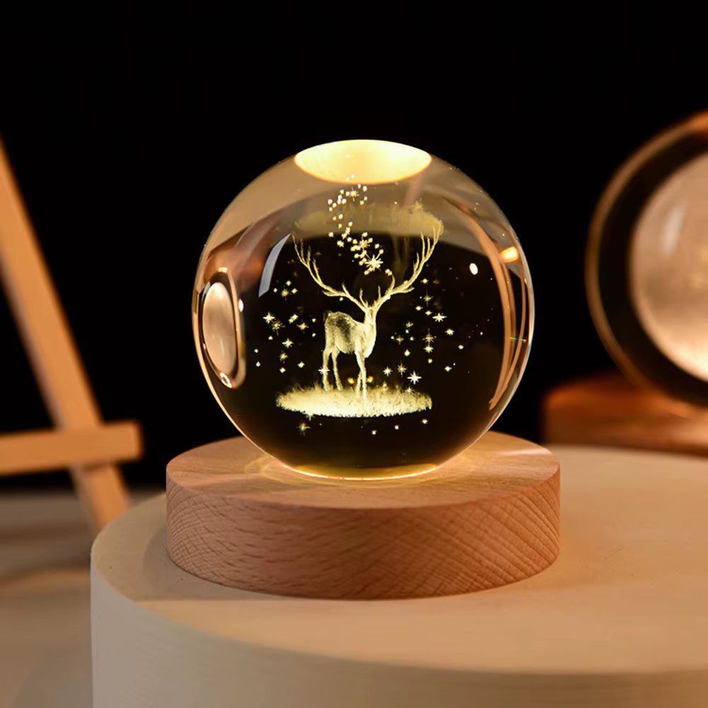 Boule De Clip 3D, Lampe Veilleuse, Communautés Ète En Clip, Système Solaire Gravé Au Laser, Globe Astronomique, Cadeau D'Anniver