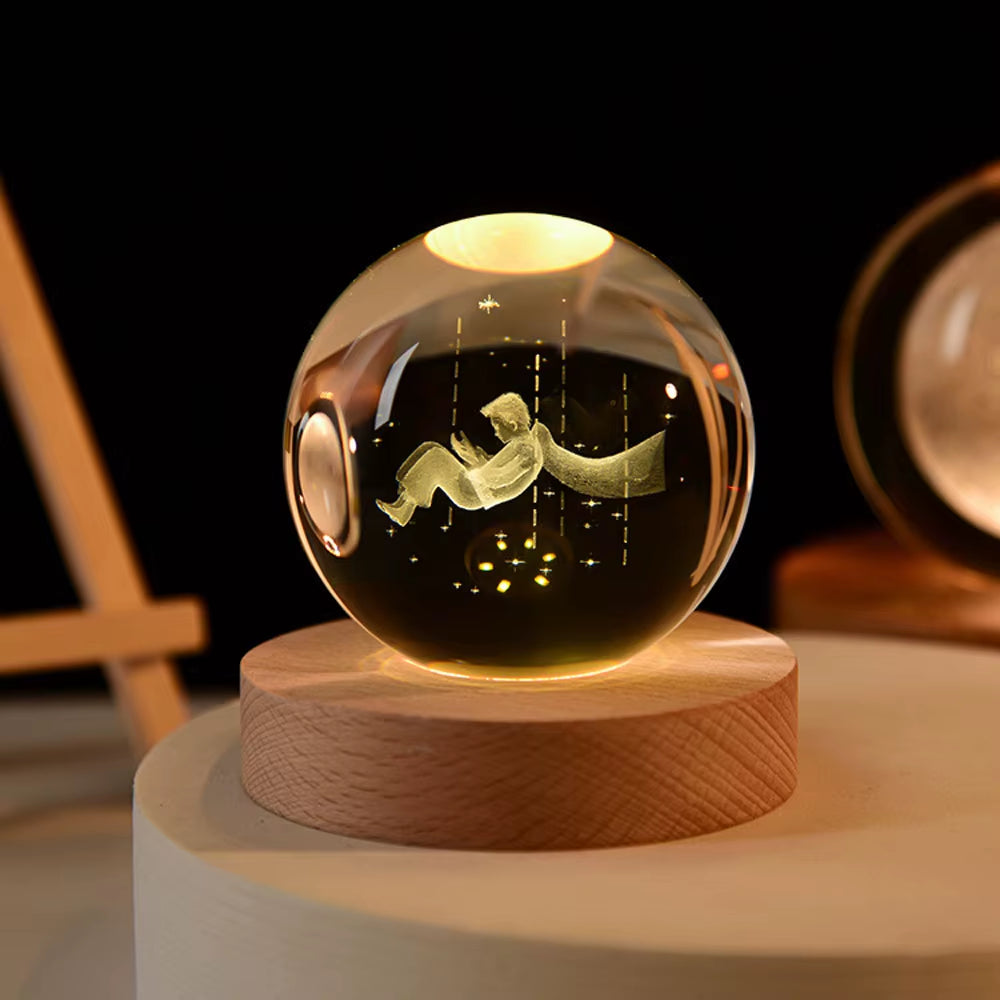 Boule De Clip 3D, Lampe Veilleuse, Communautés Ète En Clip, Système Solaire Gravé Au Laser, Globe Astronomique, Cadeau D'Anniver